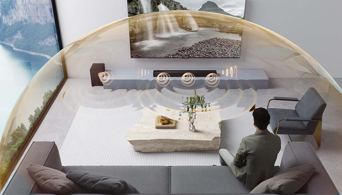 TCL Q85H Sound field adaptive