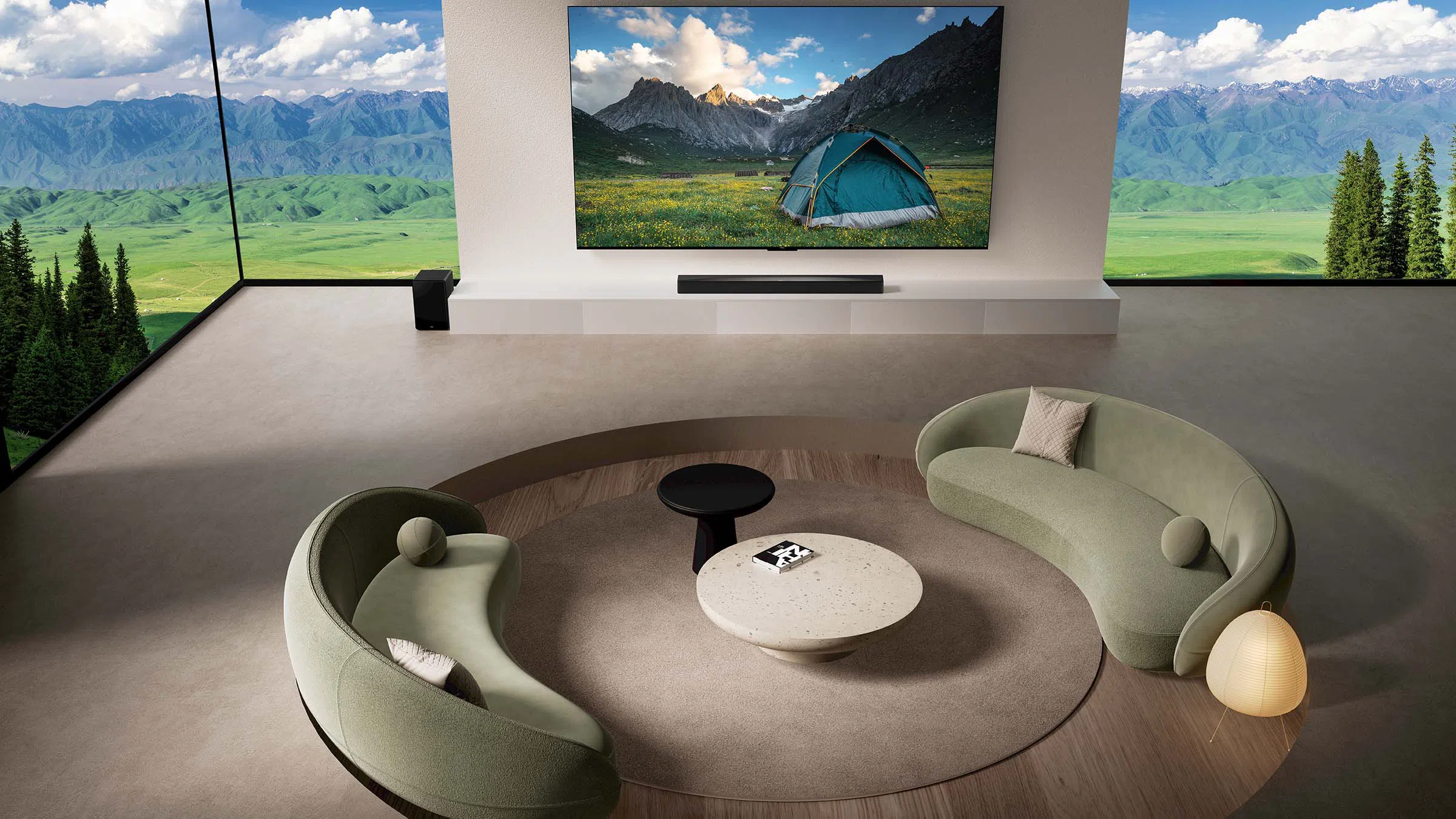 TCL Q65H 5.1ch High-end Home Theater Soundbar Scene diagram