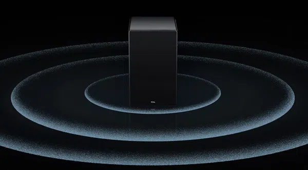 TCL Q75H Soundbar Personalized bass adjustment