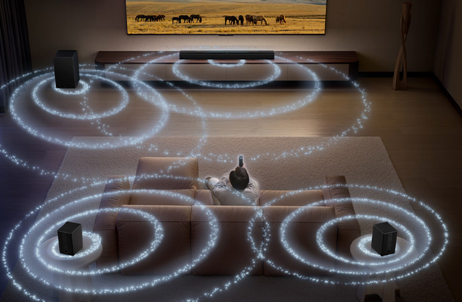 TCL Q85H Sound field adaptive