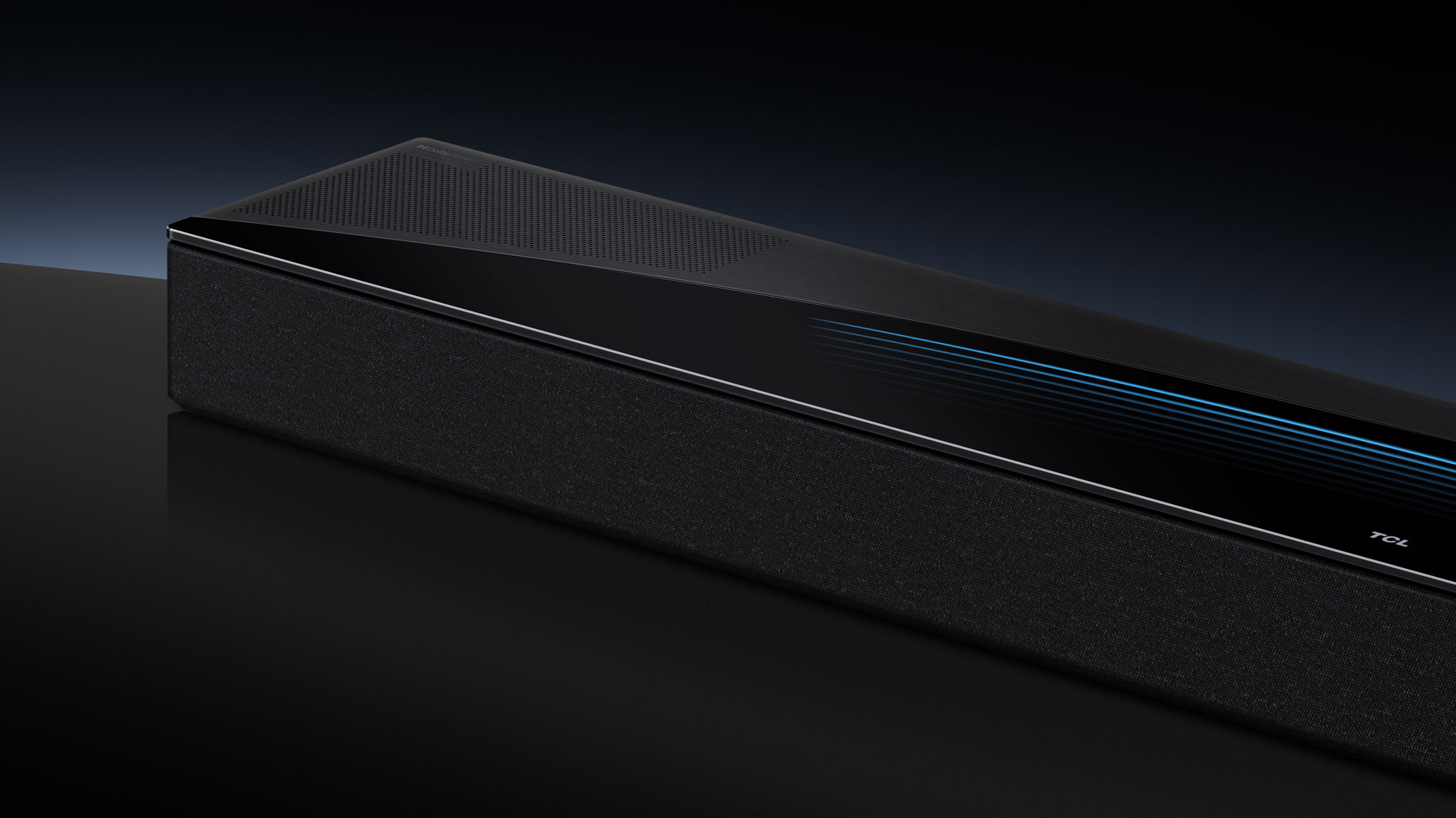 Q85H Soundbar Black crystal glass