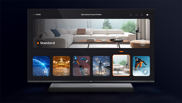 TCL Soundbar S55H 2.1ch Pro Specialized Sound Modes