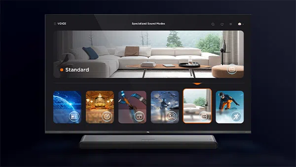 TCL Soundbar S55H 2.1ch Pro Specialized Sound Modes