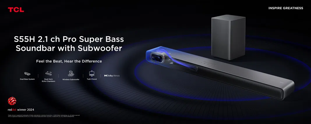 TCL Soundbar S55H 2.1ch Pro | TCL Shop Kenya