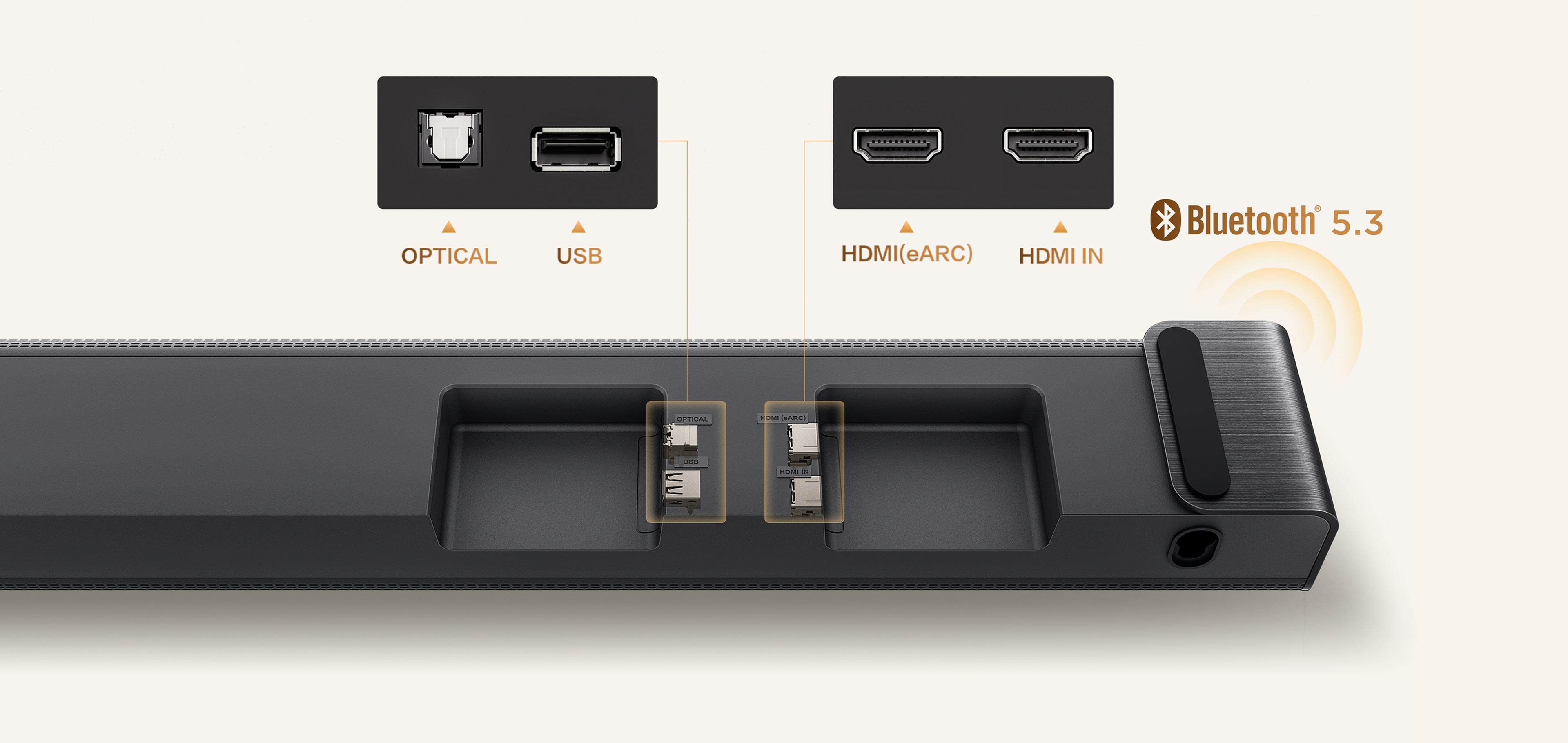 TCL Soundbar  A65K Voice enhancement algorithm amplifies vocal frequency ranges