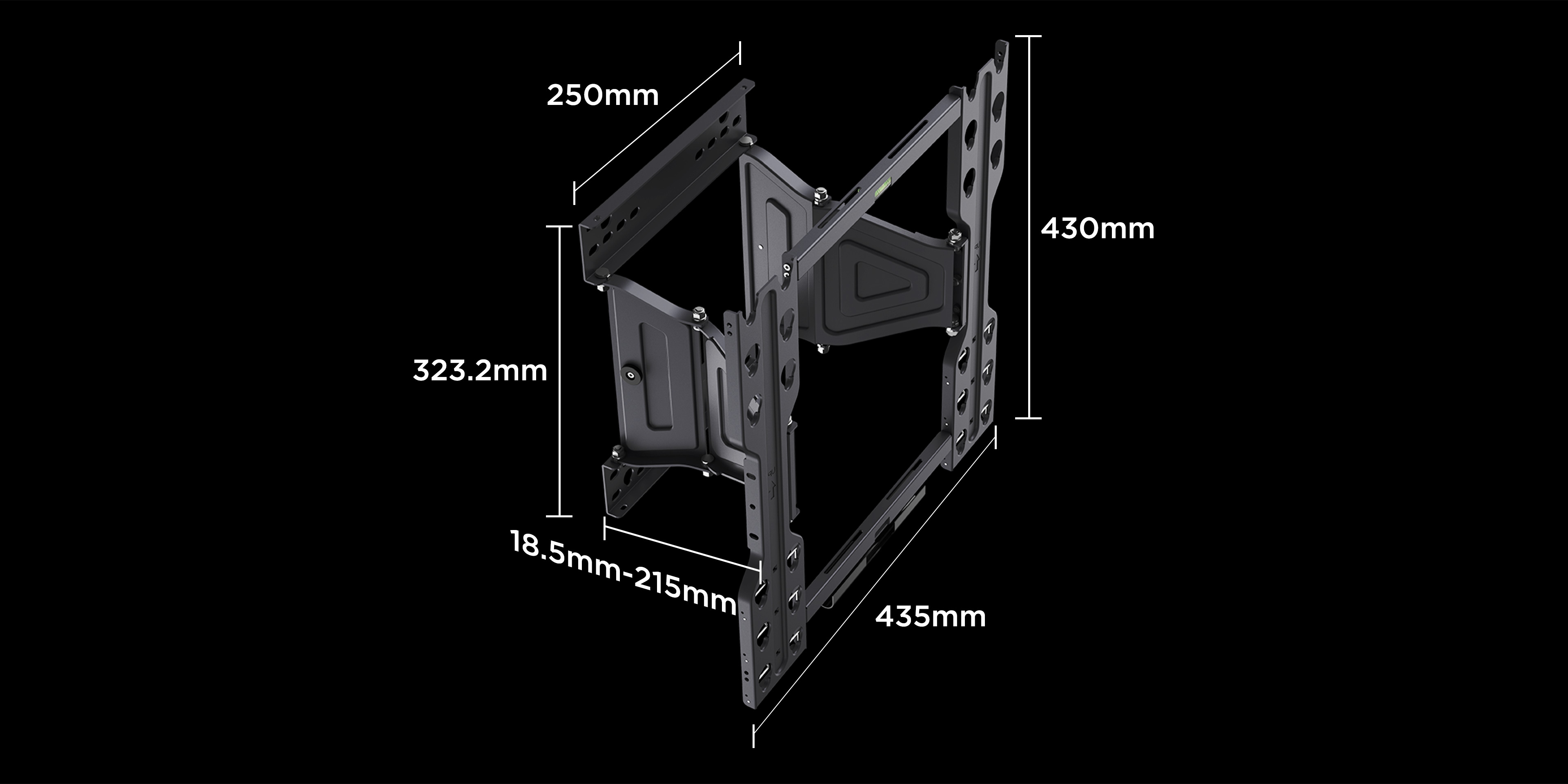 LETOU - ��Ͷ WM54A-75F Wall Mount Product Size