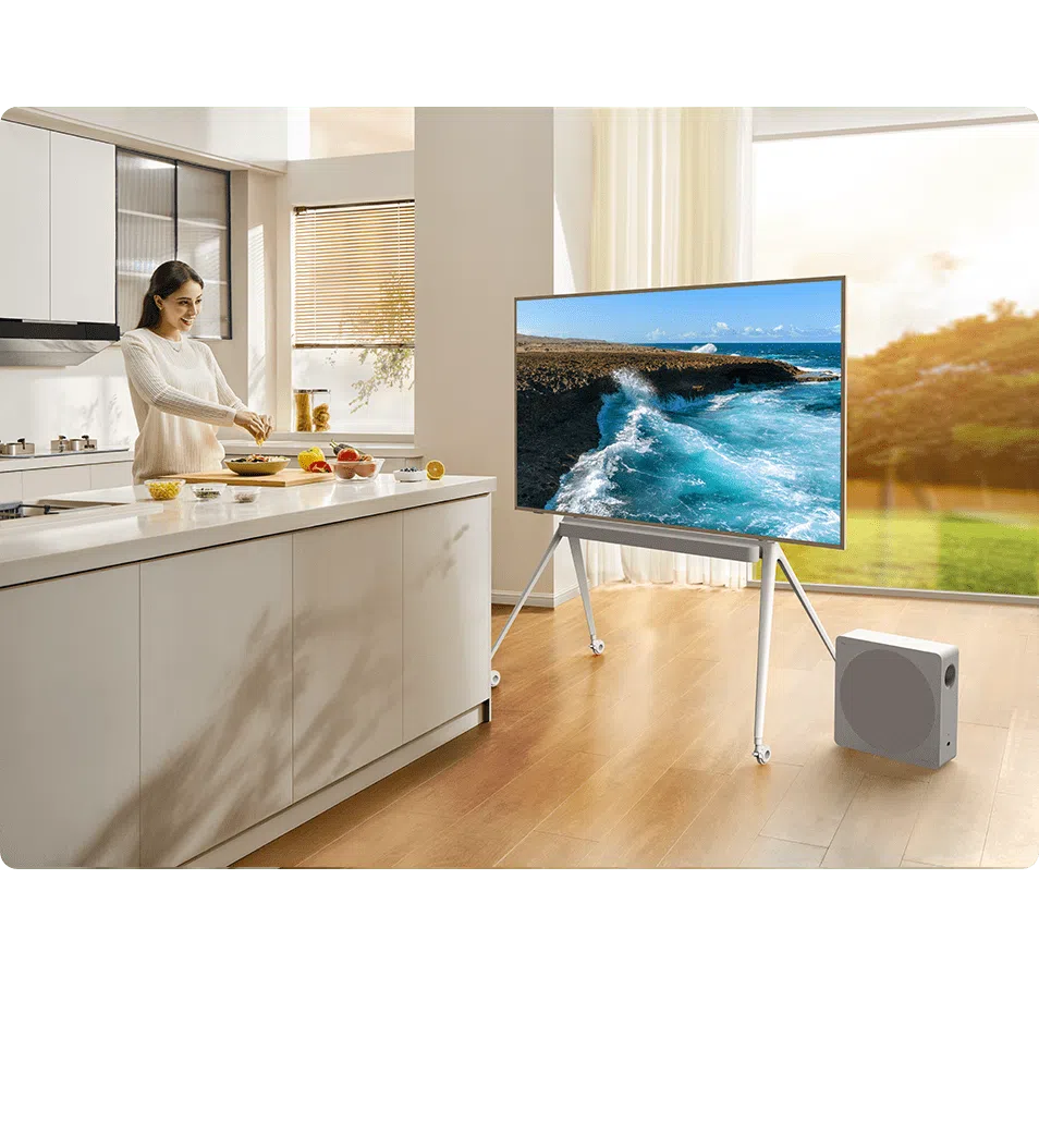 Can move the TV to dining room