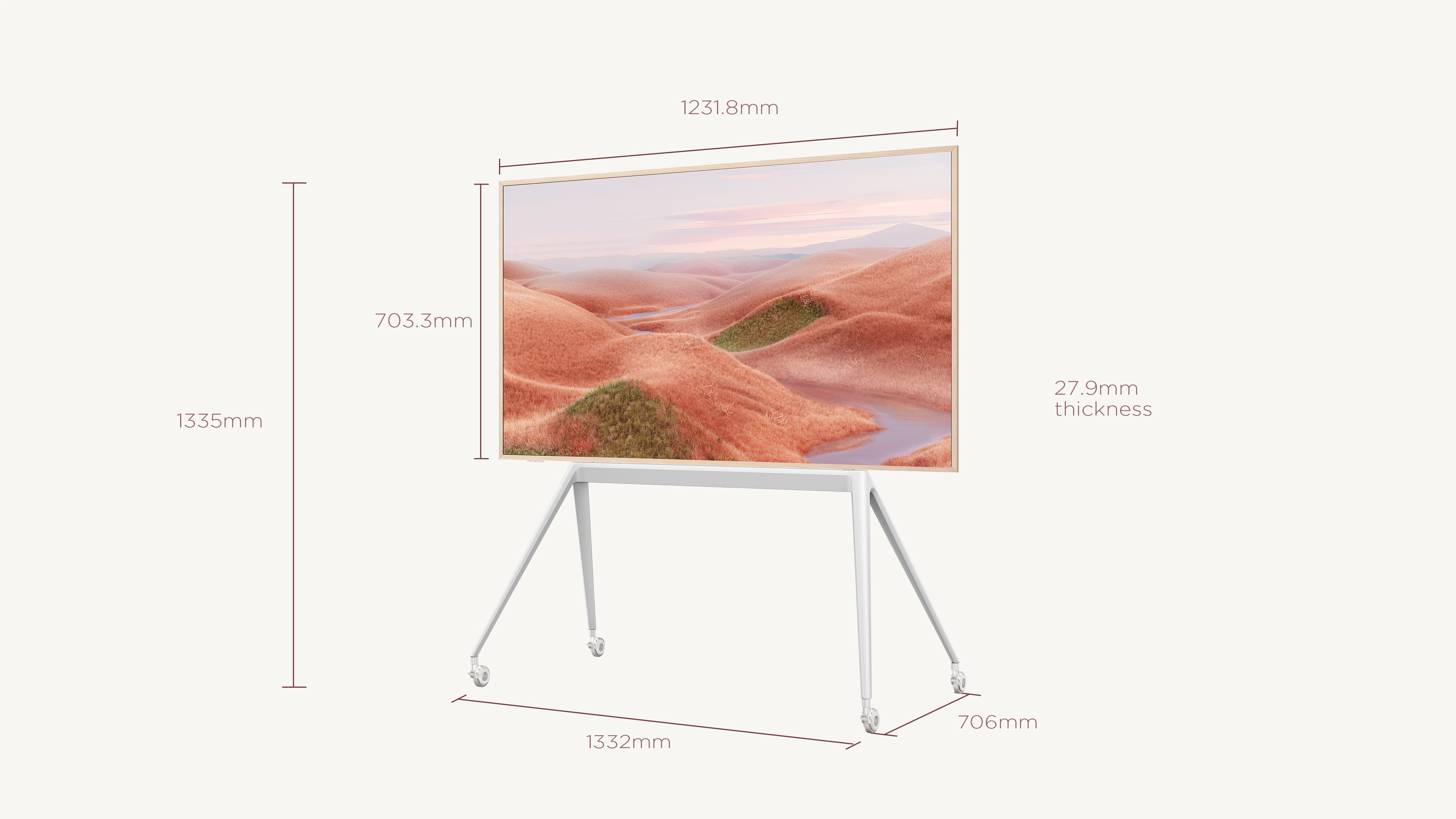 TCL STD85ART-O NXTFRAME TV A300W用 スタンド ヨドバシ.com - ティーシーエル TCL FSD85ART-O [NXTFRAME TV