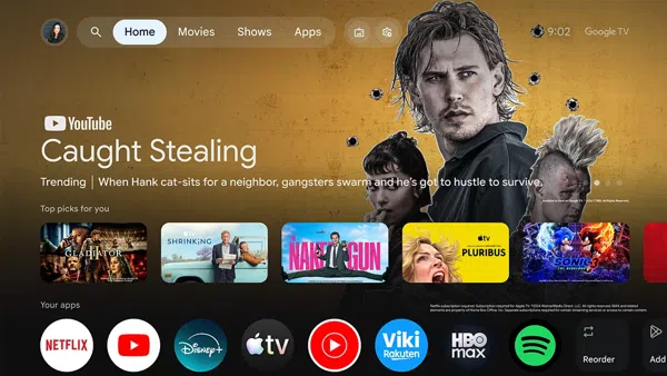 TCL A400 4K TV с функцией развлечений от Google TV