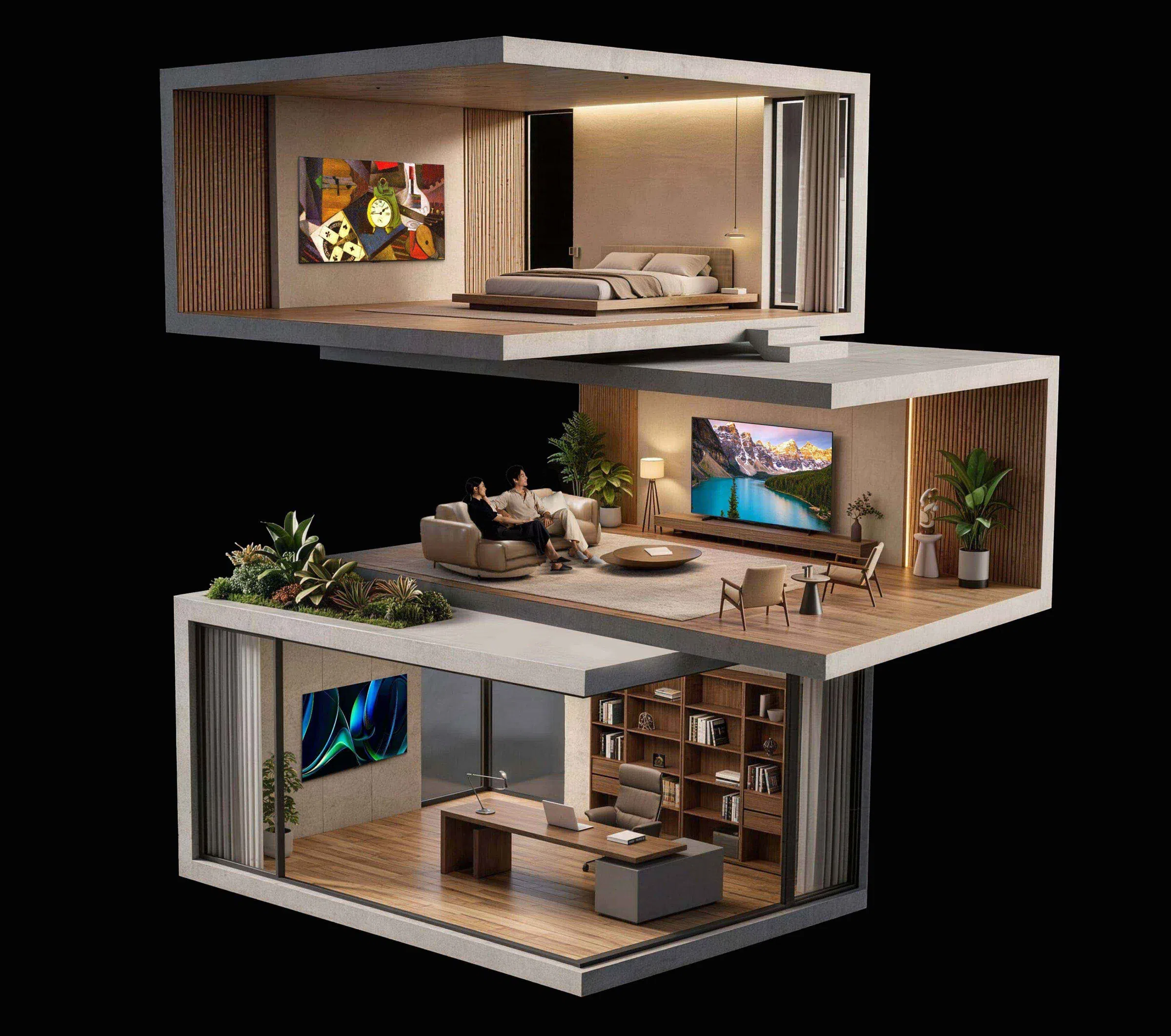 TCL A400M Premium QD-MiniLED TV with Smart Design