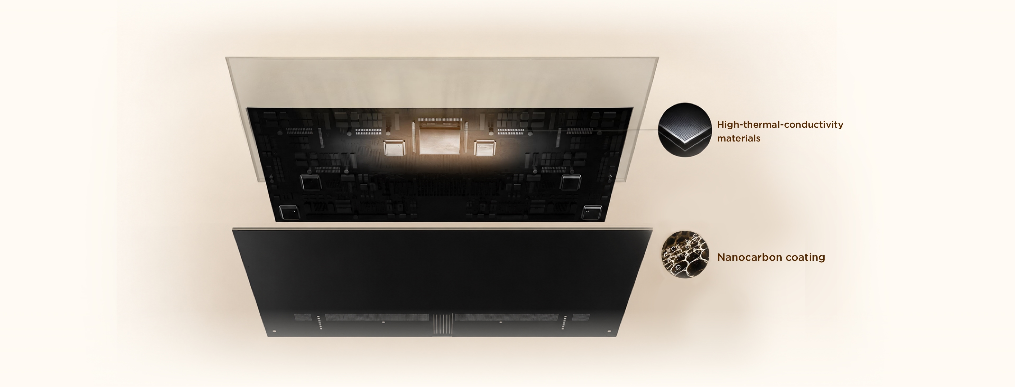 TCL A400 Pro TV Halo thermal design