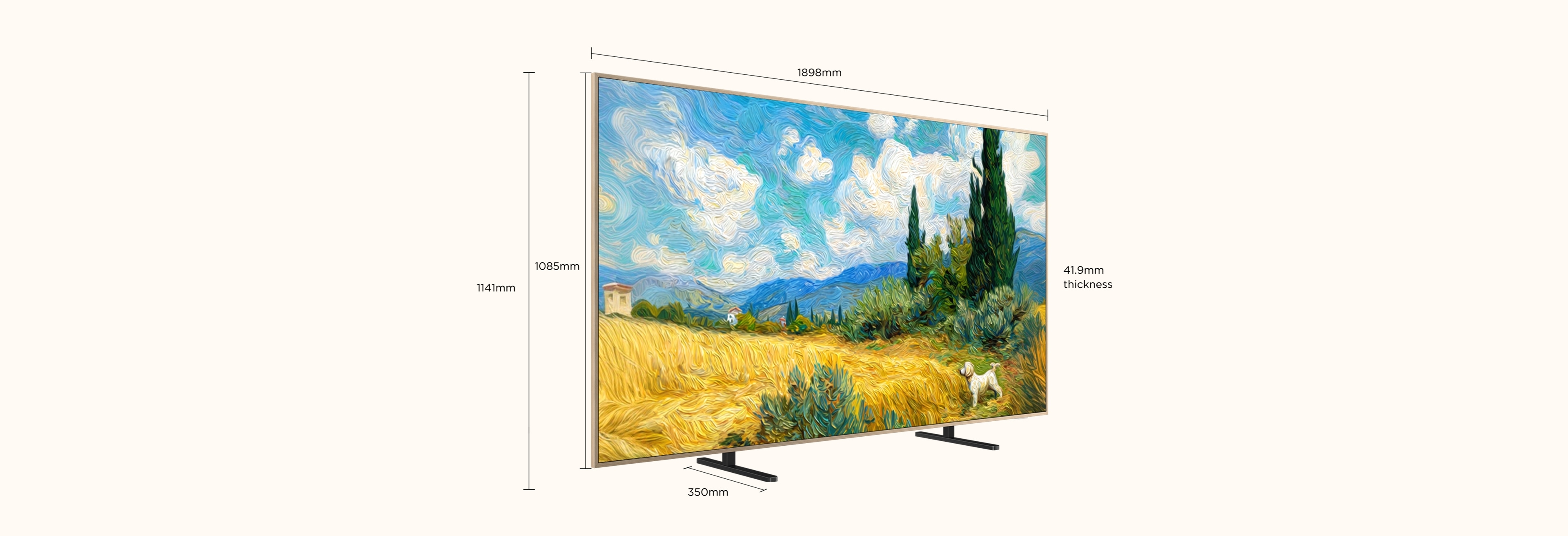  85-дюймовый QD-мини-светодиодный телевизор TCL A400 Pro 