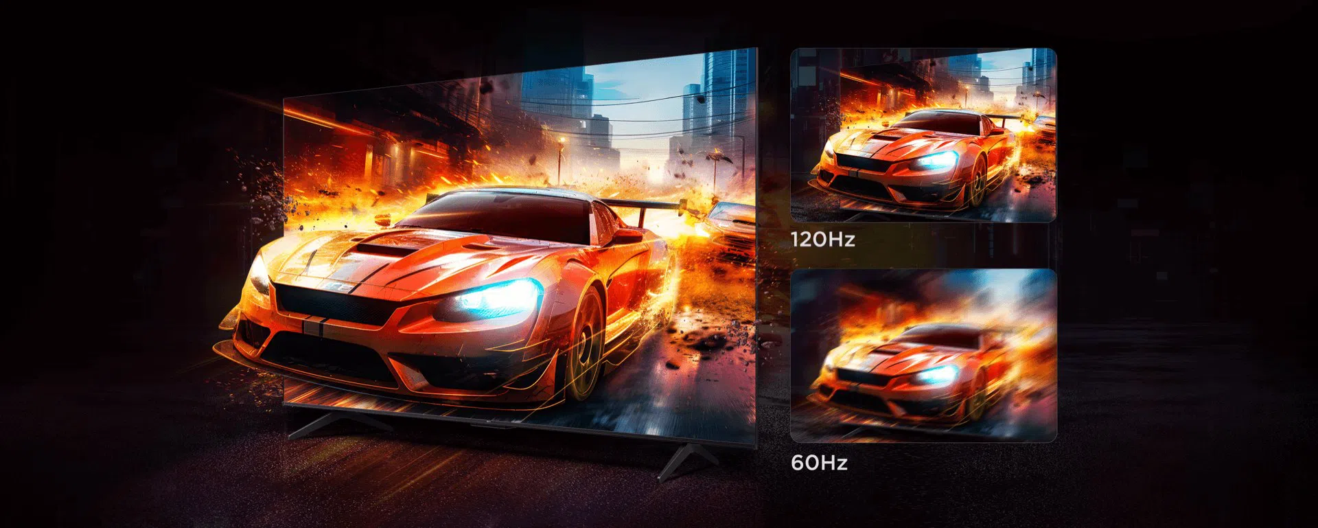 120Hz Game Accelerator of C655 Pro TV