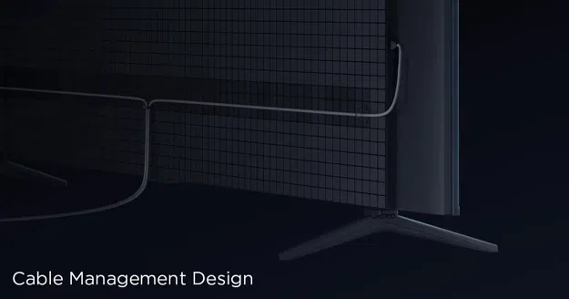 TCL C6K with cable management design