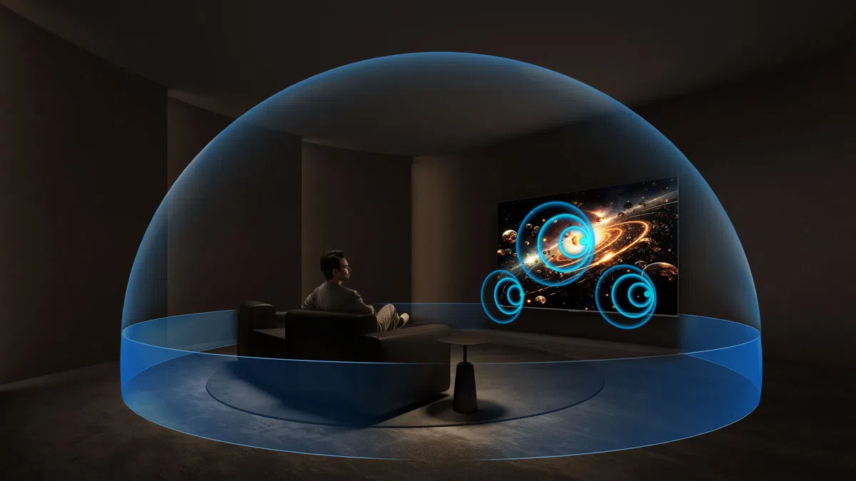 TCL C6K TV with ONKYO 2.1 Hi-Fi System טלוויזיה חכמה C61K Premium QD-MiniLED מבית TCL