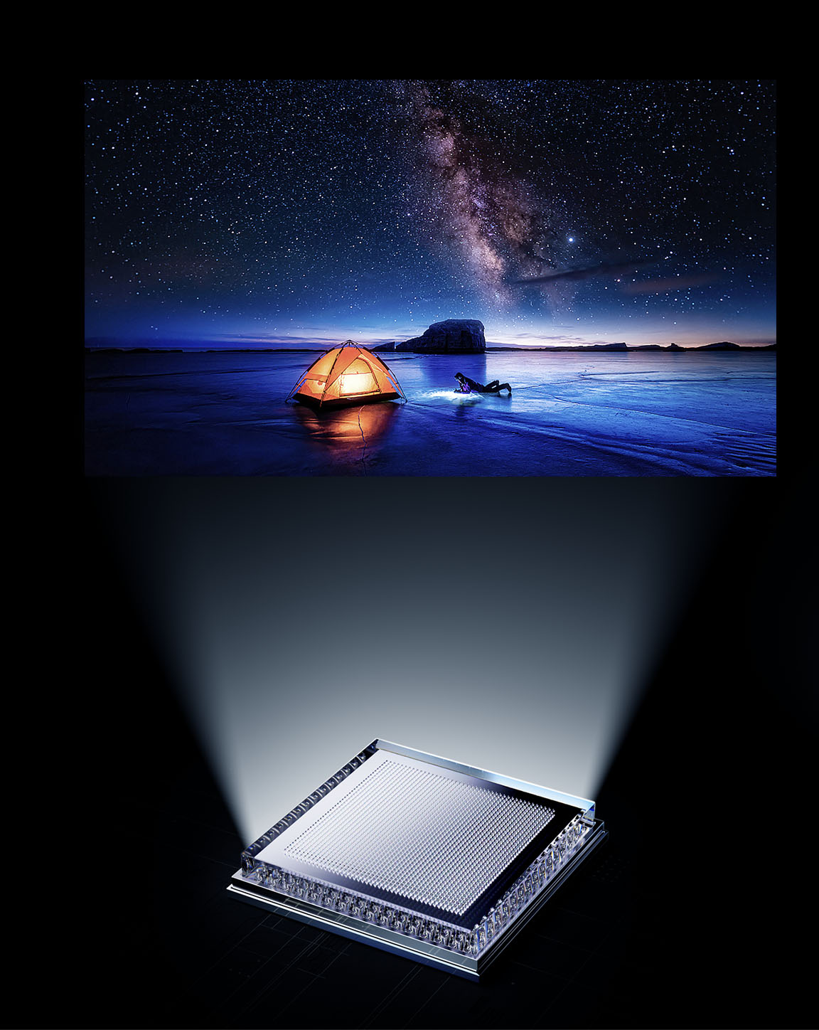 Powerful Light-emitting Chip in TCL C6KS TV