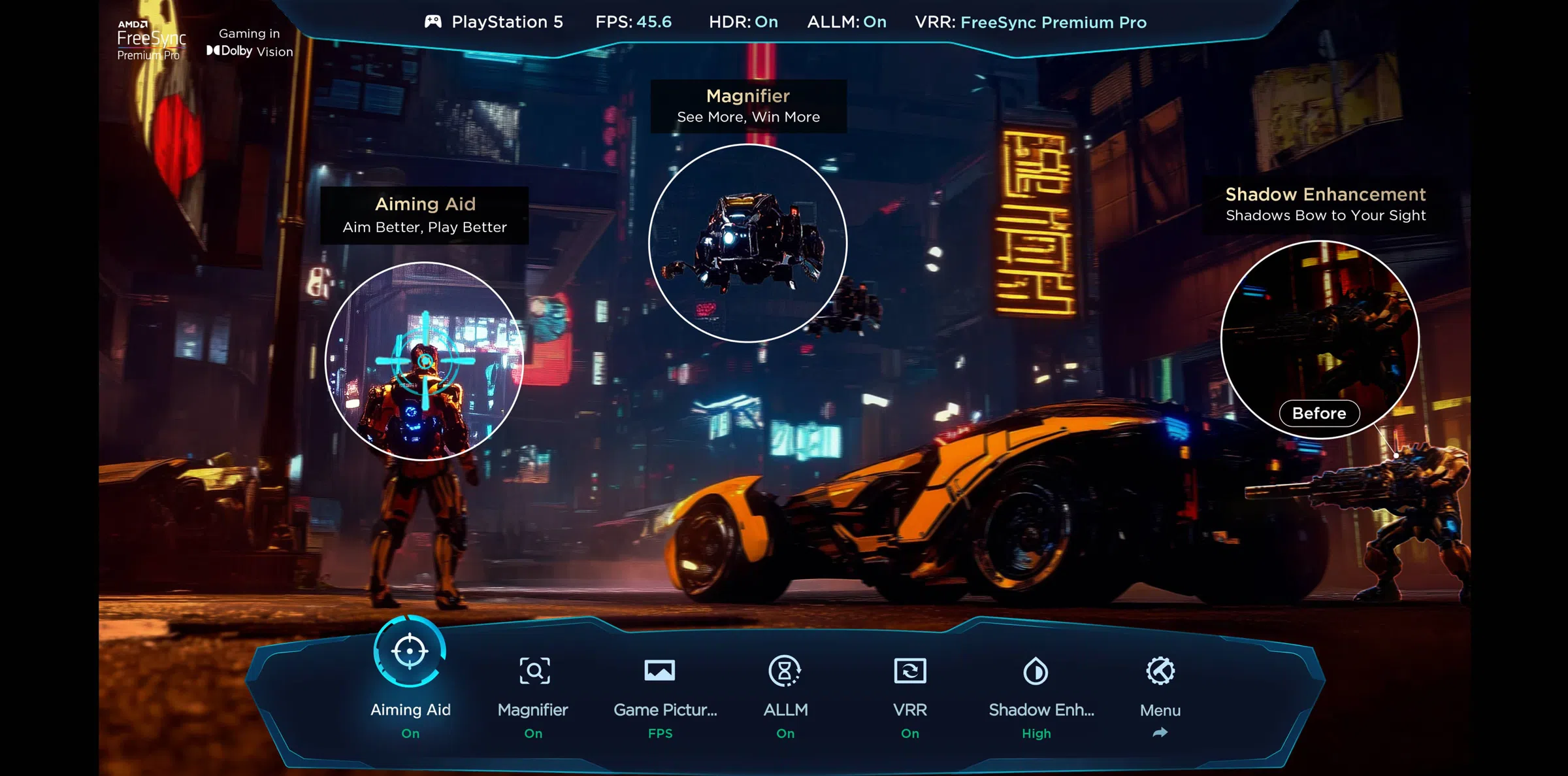 TCL C7L TV Gamebar: All Your Power-ups on One Screen