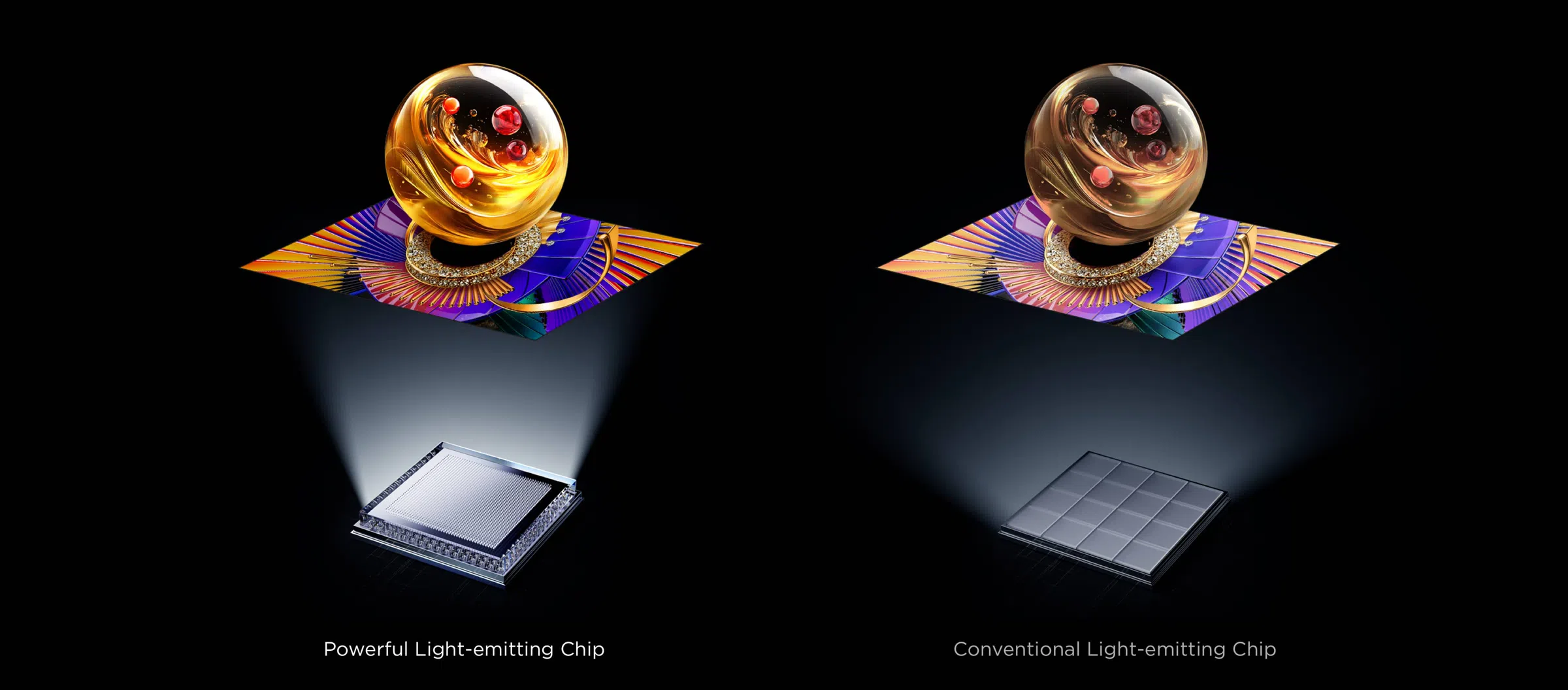 TCL QLED utilizes Colorful Quantum Crystals