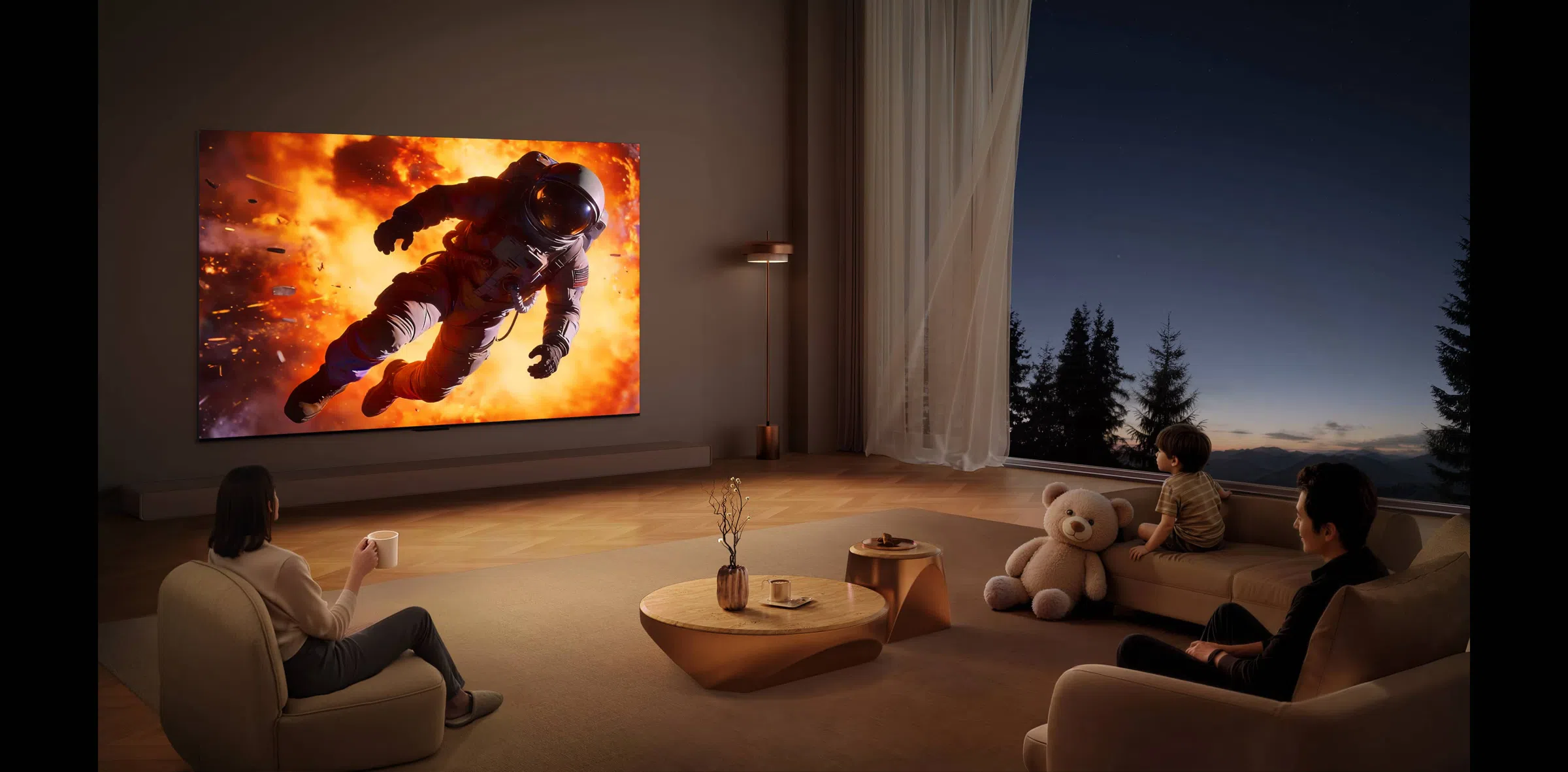 TCL 65 inch C7L SQD-Mini LED TV (2026 model) TCL QLED utilizes Colorful Quantum Crystals