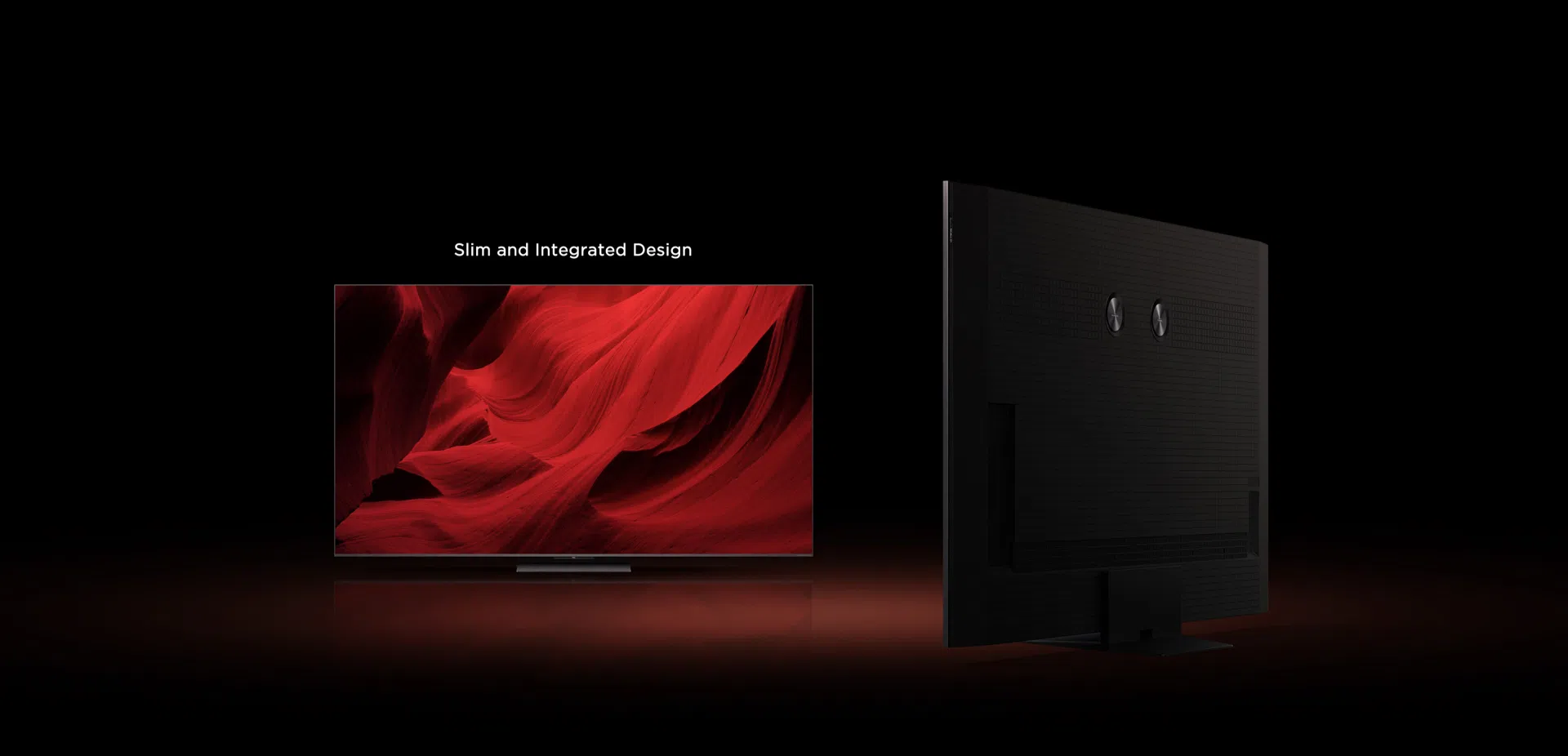 Slim and Integrated Designטלוויזיה חכמה C8K Premium QD-MiniLED מבית TCL