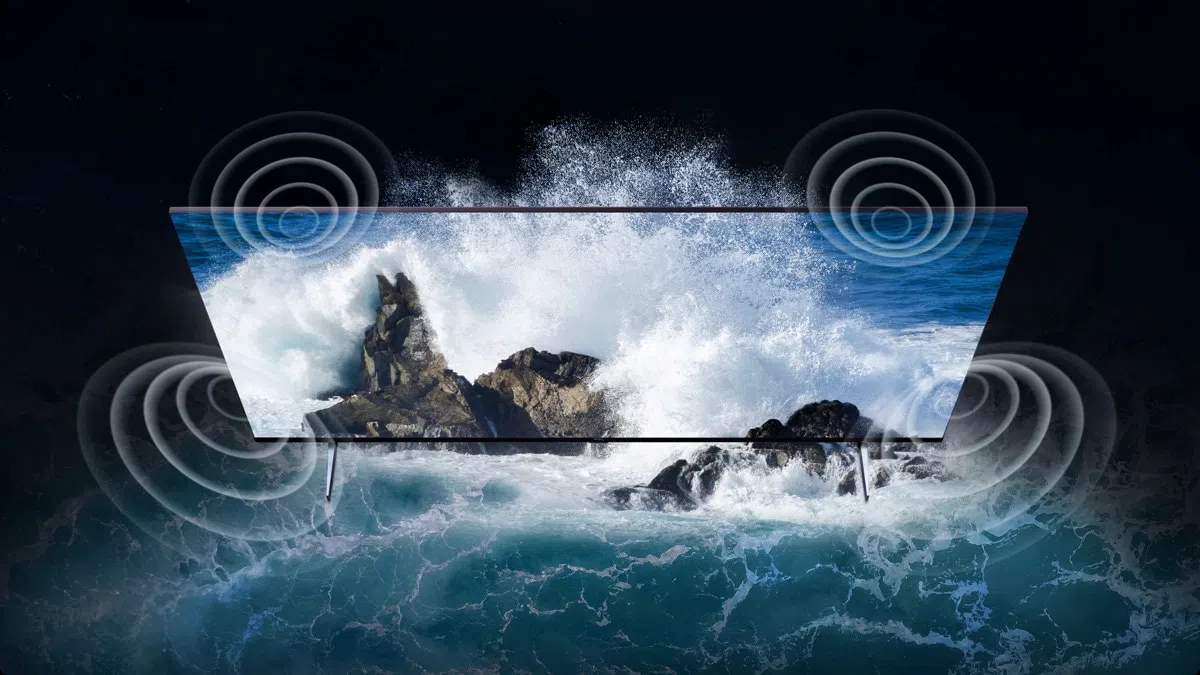 TCL C855 4K TV Elevate your audio experience.