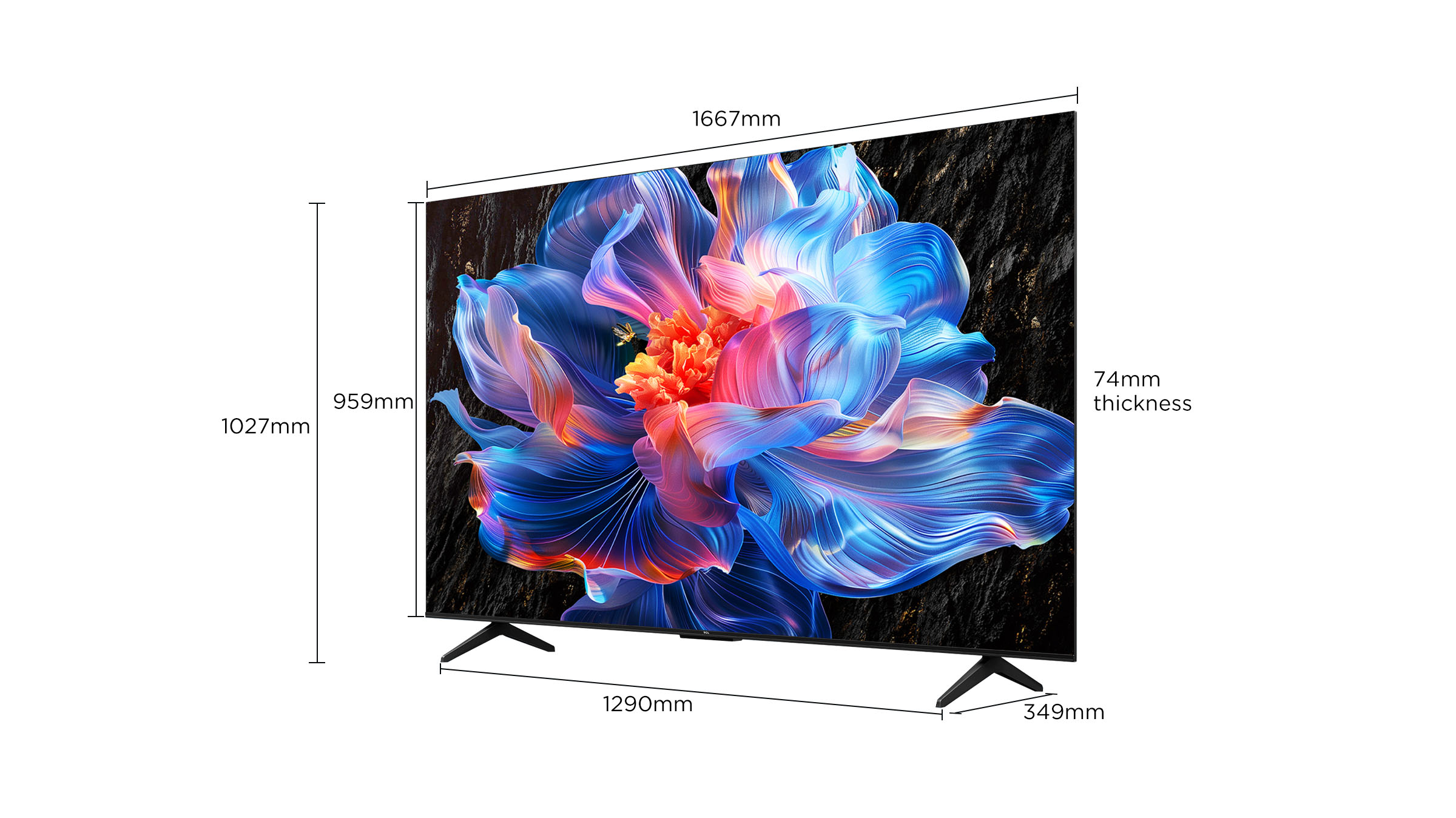 75 inch TCL P6K 4K HDR TV