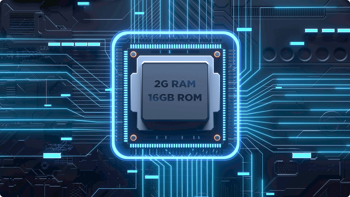 16G ROM + 2G RAM Big Memory for Massive Content