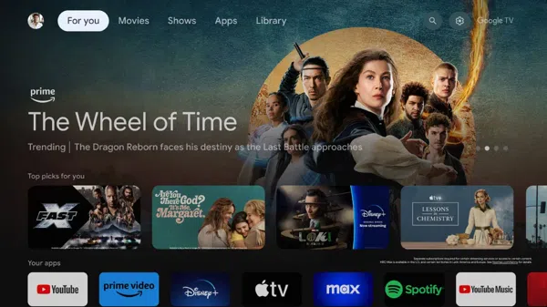 TCL P6K Google TV