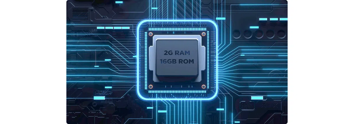 تلفزيون TCL P6L الذكي بدقة 4K، ذاكرة كبيرة بسعة 16 جيجابايت ROM + 2 جيجابايت RAM