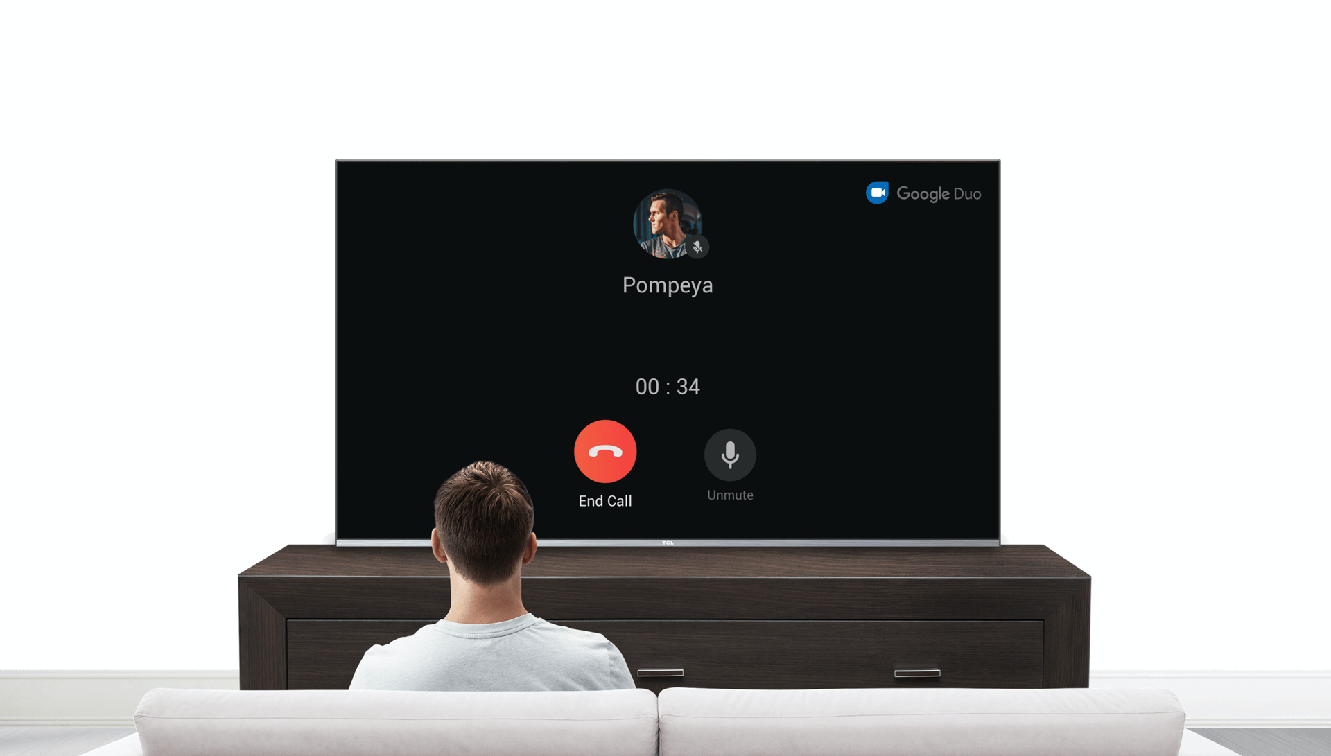 TCL P725 Series TV-Android TV 11 Video Call Camera-TCL Thailand