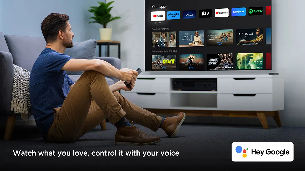 TCL 4K UHD Google TV Використовується в Hey Google