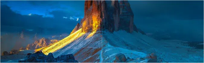 ضوء أزرق منخفض