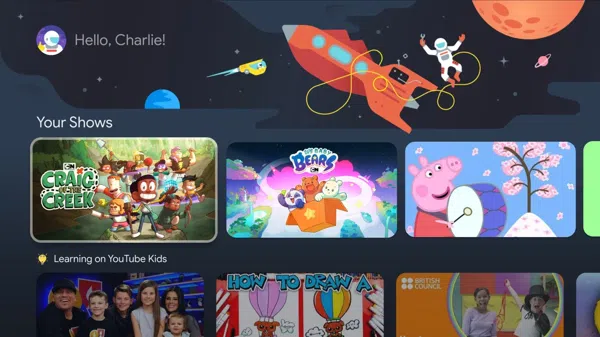 Hello Charlie!Your ShowsCREEKLearning on YouTube Kids TO A