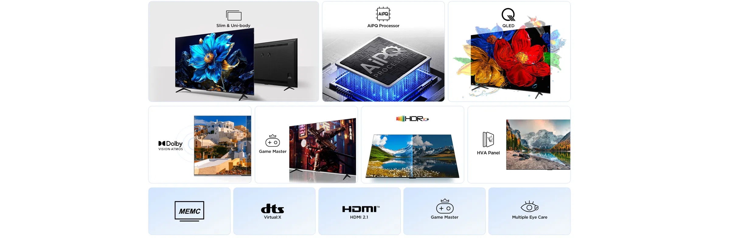 imagetcl 43 inches v6d 2026 model available in kenya at the beat price. Specs image.