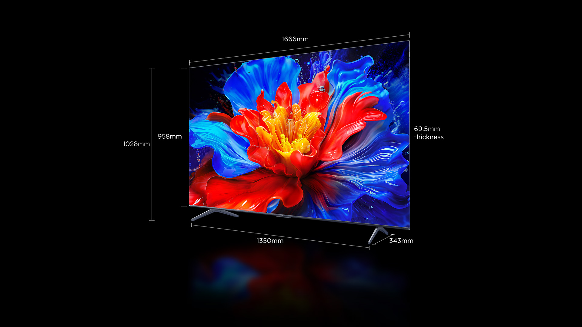 75 inch TCL P6K 4K HDR TV