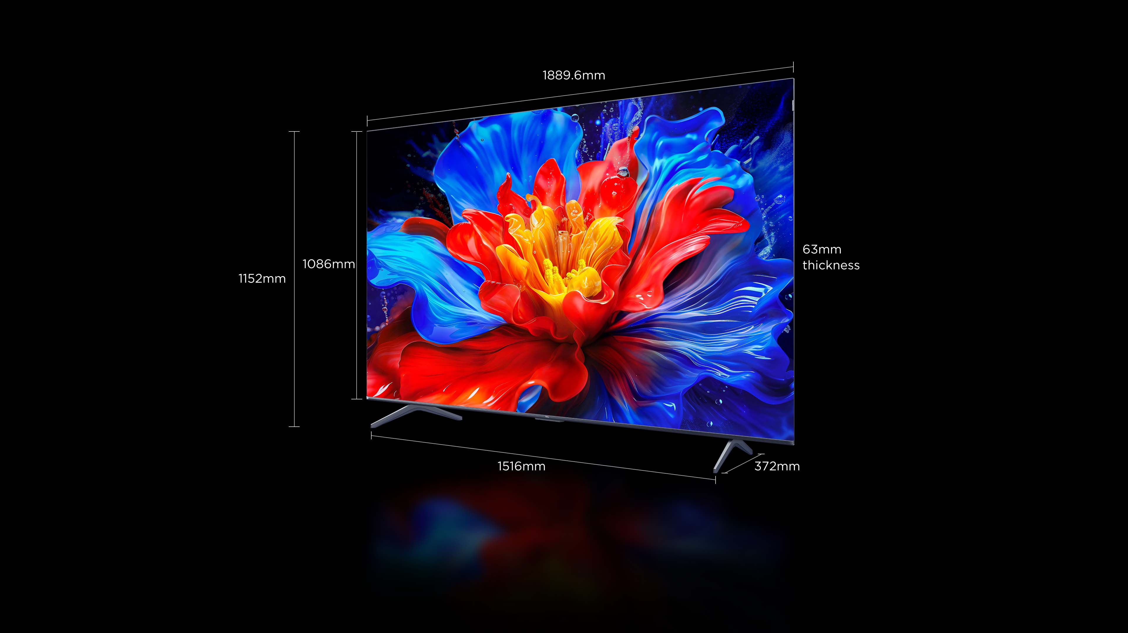 75 inch TCL P6K 4K HDR TV