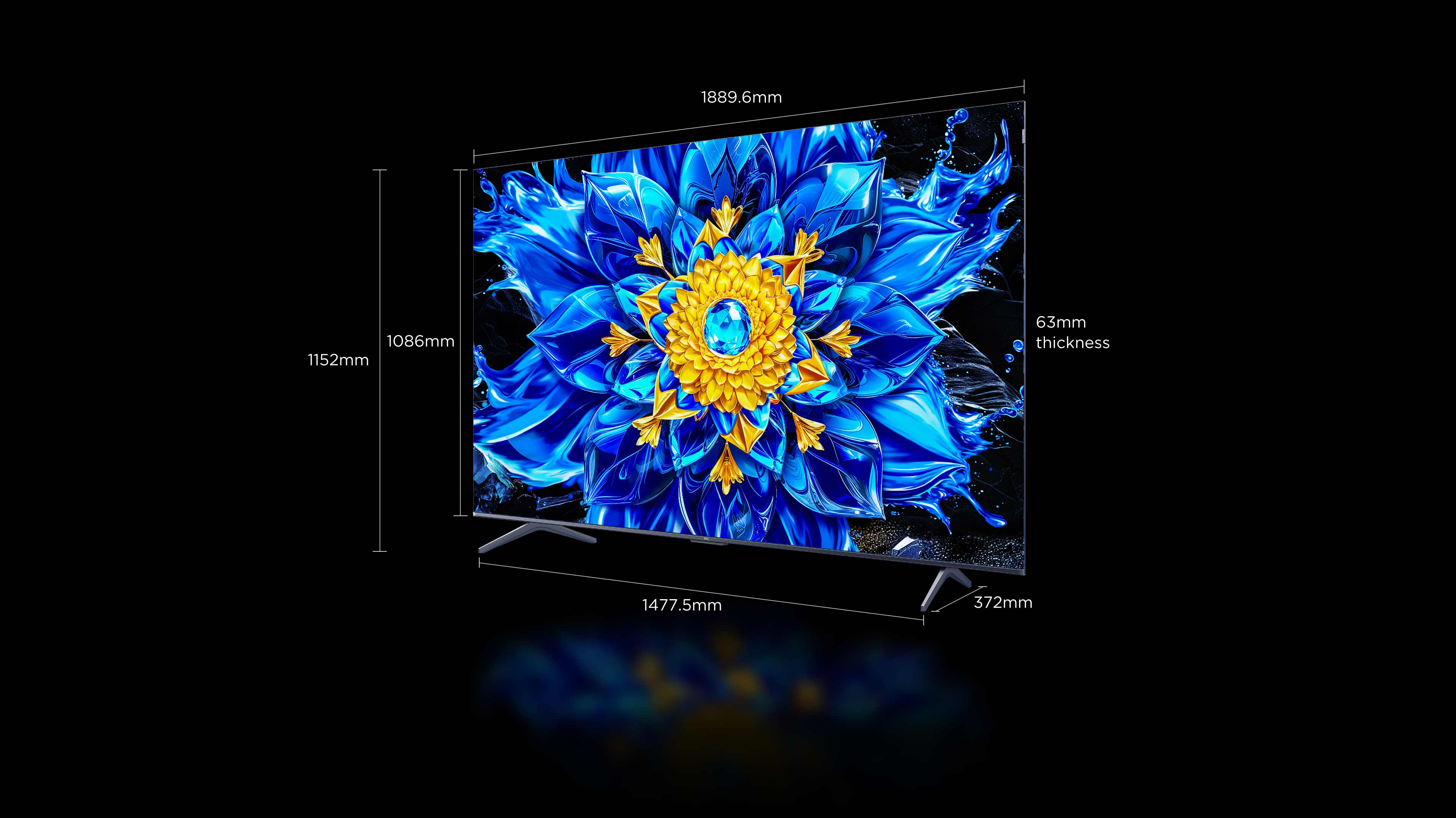 TCL P8L 4K UHD TV 55" to 85" Screen Size