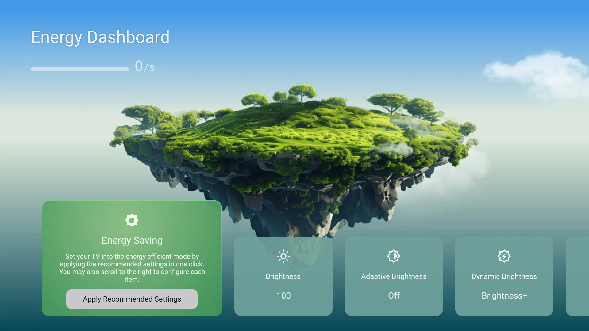 TCL C6KS with energy-saving mode