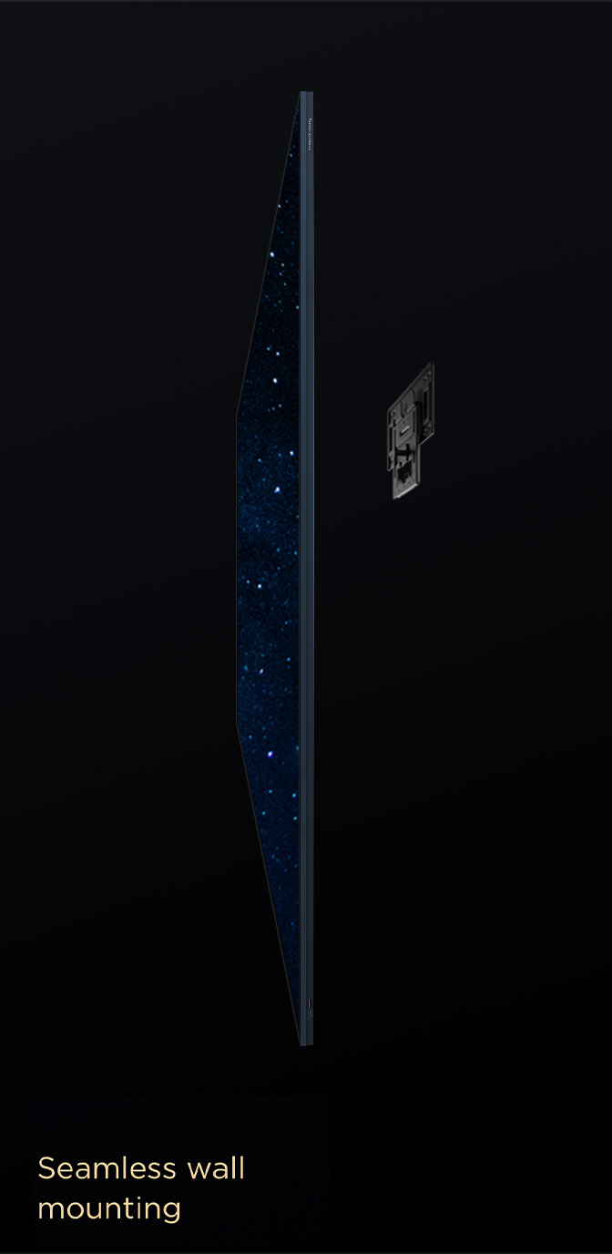 TCL X11K with seamless wall mounting