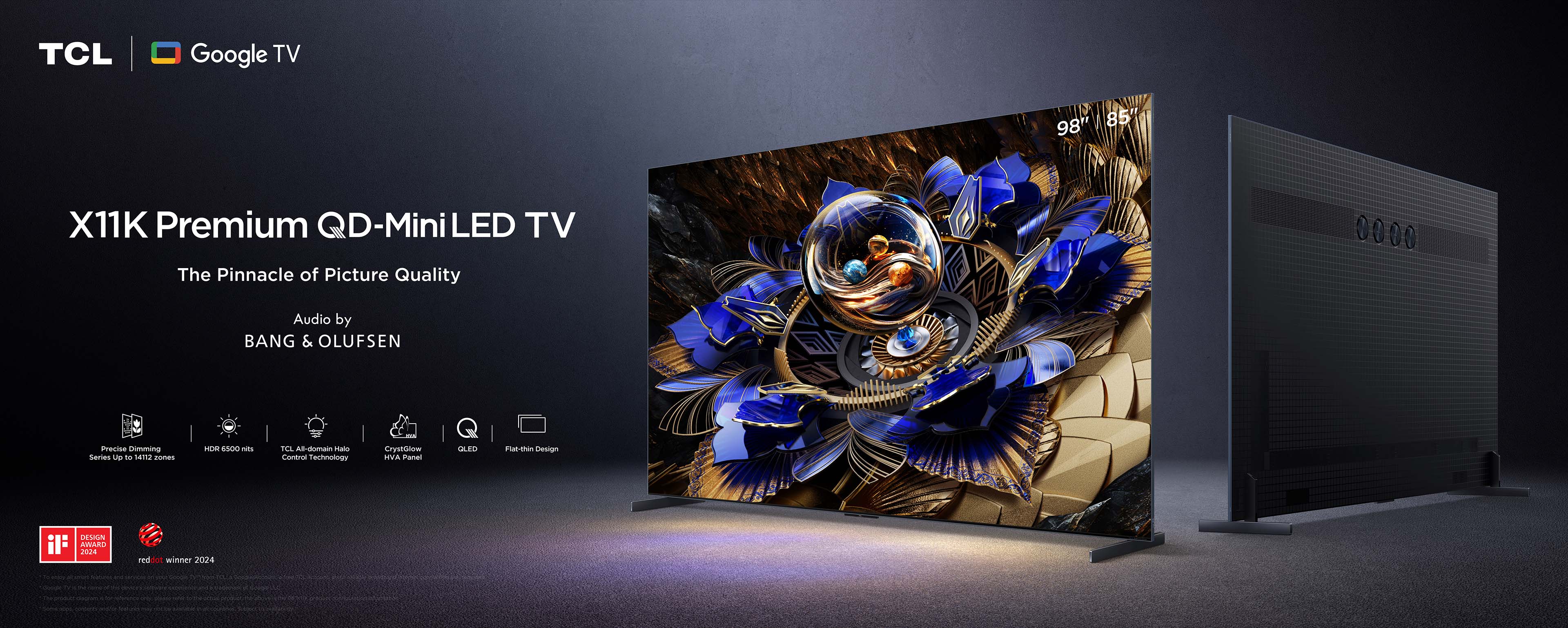 TCL TV X11K QD-MiniLED TV-85/98 Inch Large Screen | TCL Japan