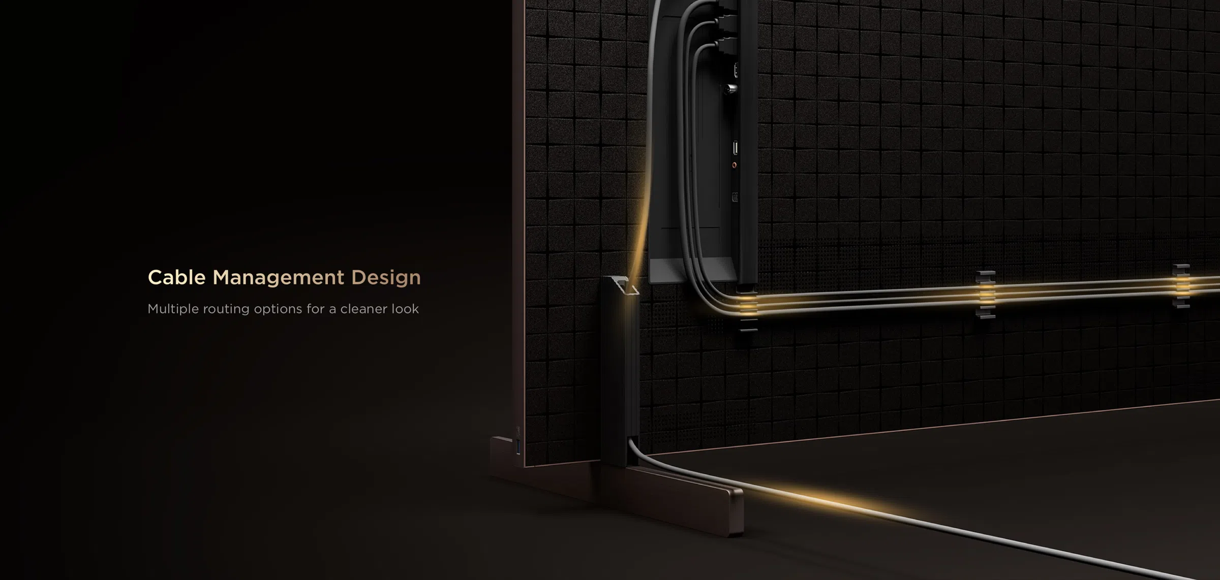 TCL X11L Cable Management
