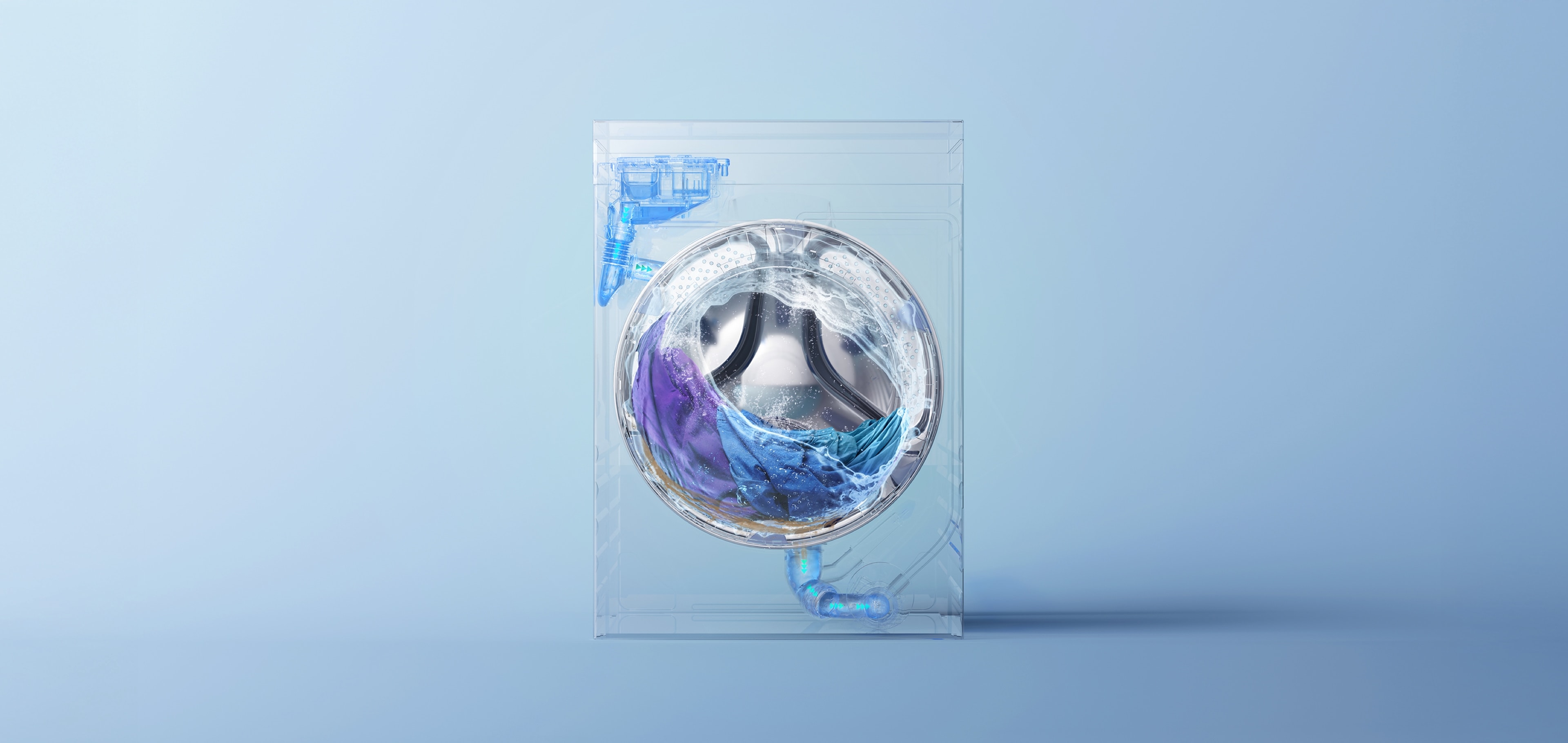 TCL S360 Dynamic Rinse™  Provides Rinsing for Truly Clean