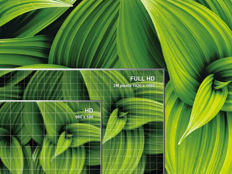 TCL 4x the number of pixels on Full HD TVs