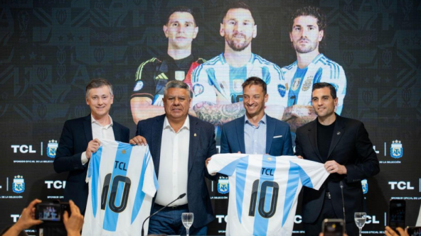 TCL nuevo sponsor oficial de la selección argentina 