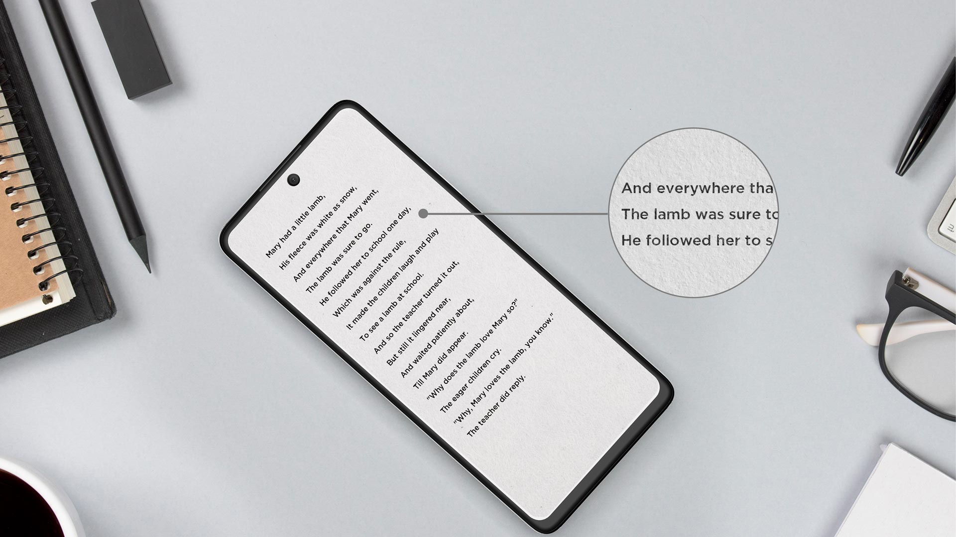 TCL 40 NXTPAPER Tacto similar al papel