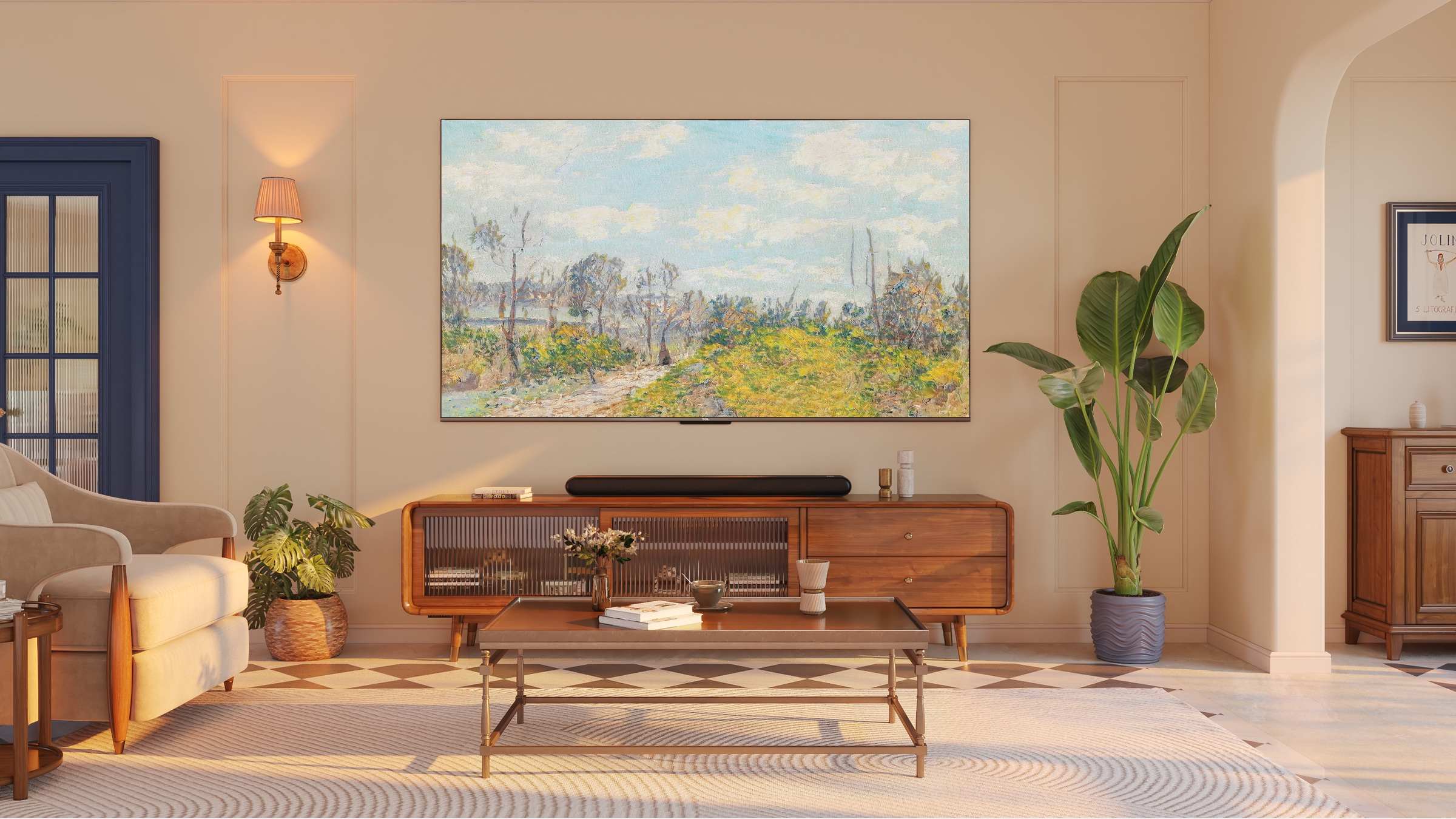 TCL C645 QLED TV Pantalla de inicio