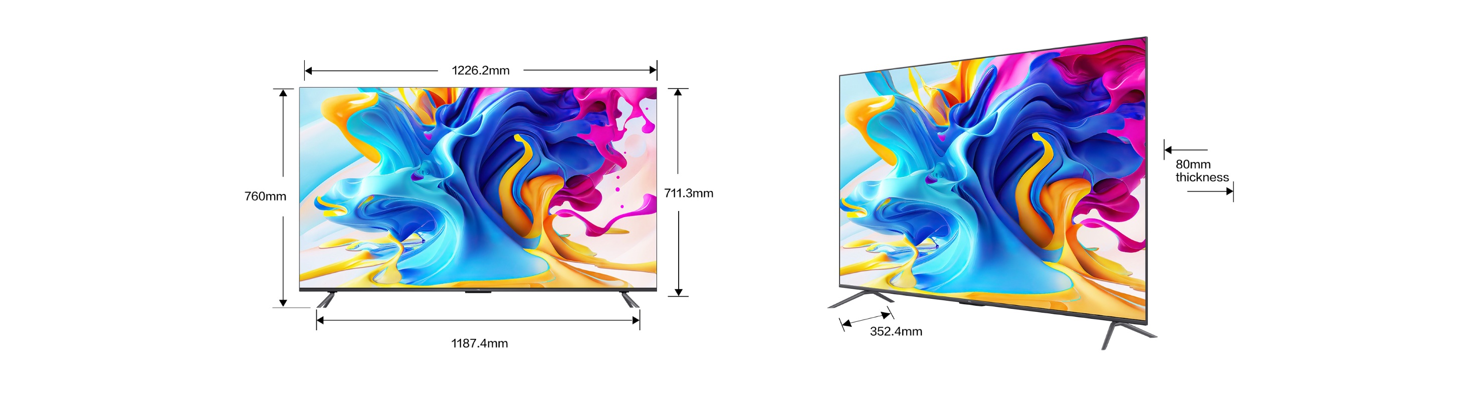 乐竟体育 C645 QLED TV tama?o de  55''