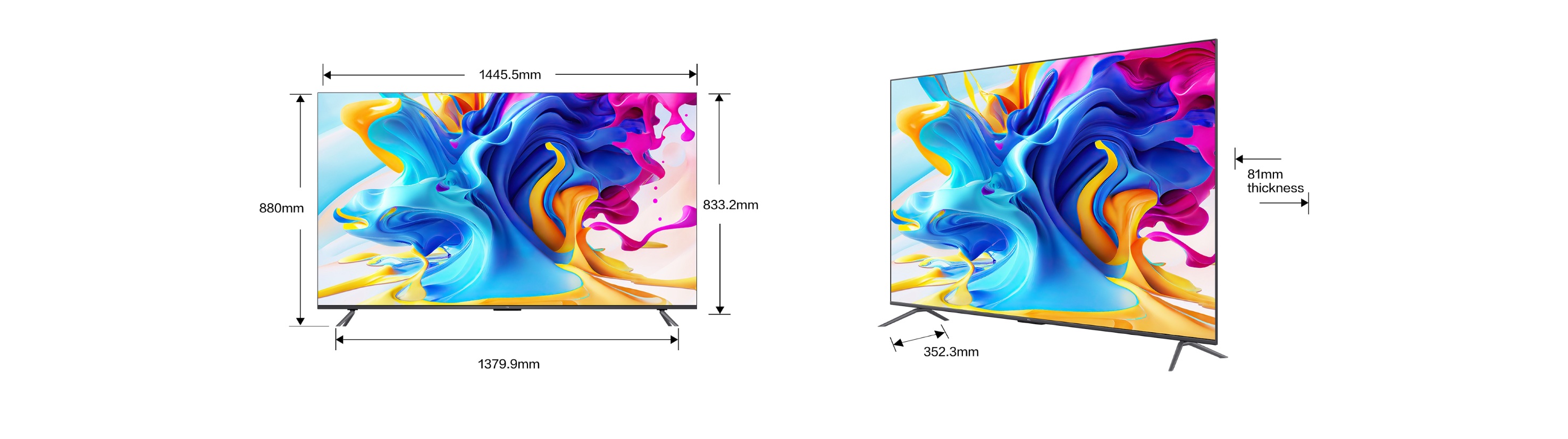 TCL C645 QLED TV tamaño de  65''