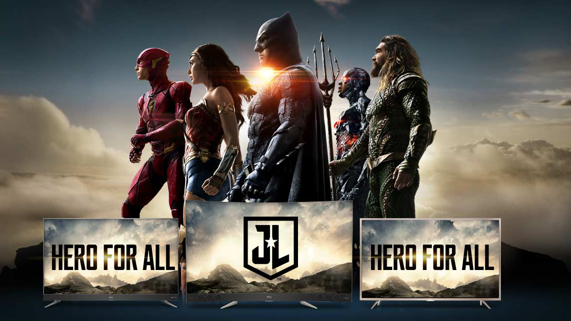 TCL Electronics partners with Warner Bros. and the Justice League