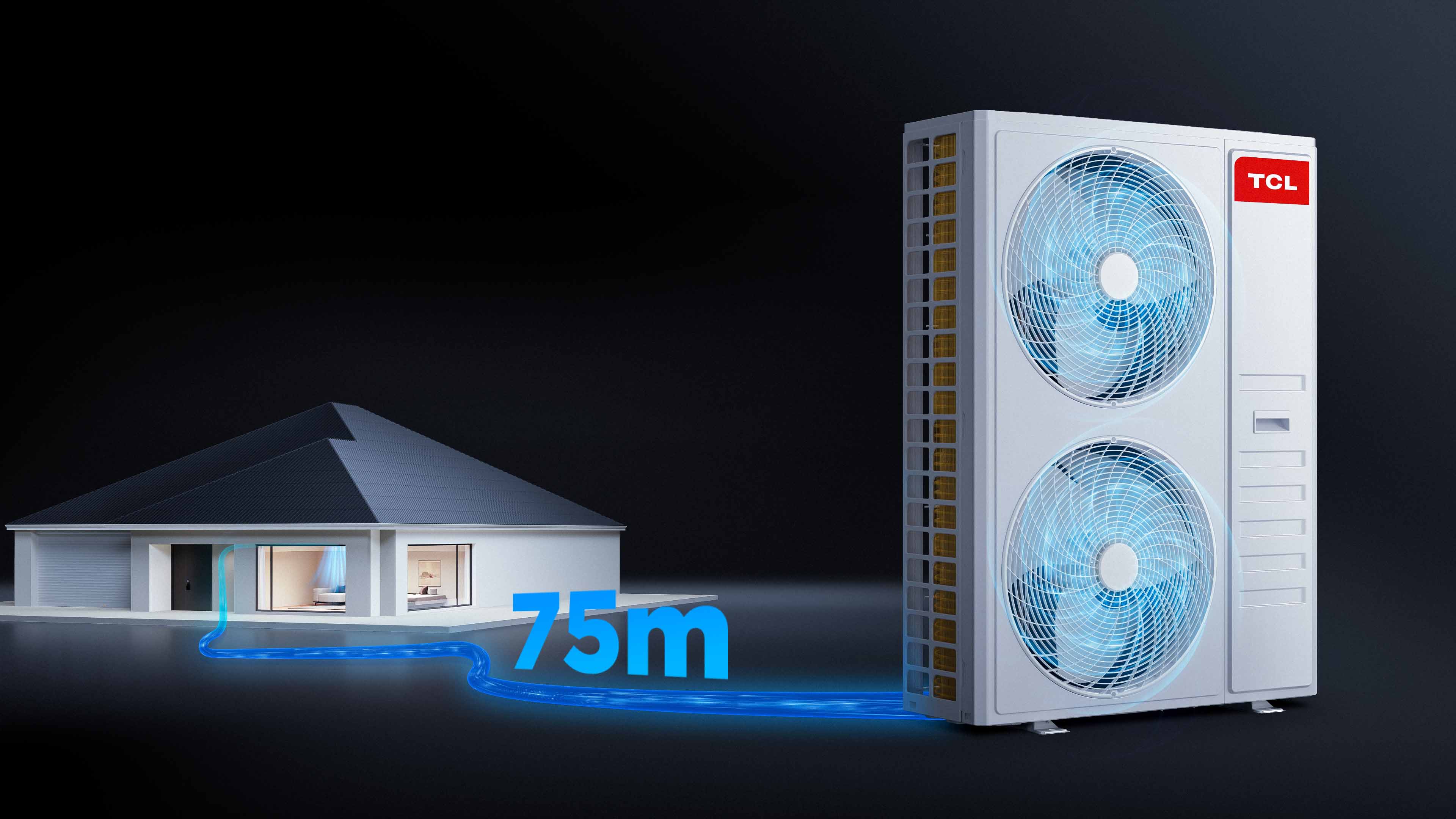 TCL Duct AC Long Pipe Length Design